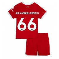 Liverpool Alexander-Arnold #66 Koti Peliasu Lasten 2023-24 Lyhythihainen (+ Lyhyet housut)